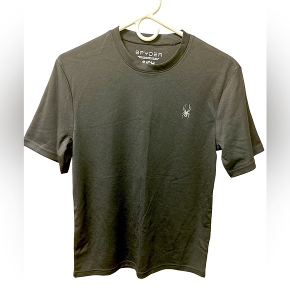 SPYDER, Men’s‎ Short Sleeve Shirt Black Sz Small Excellent - Picture 1 of 3